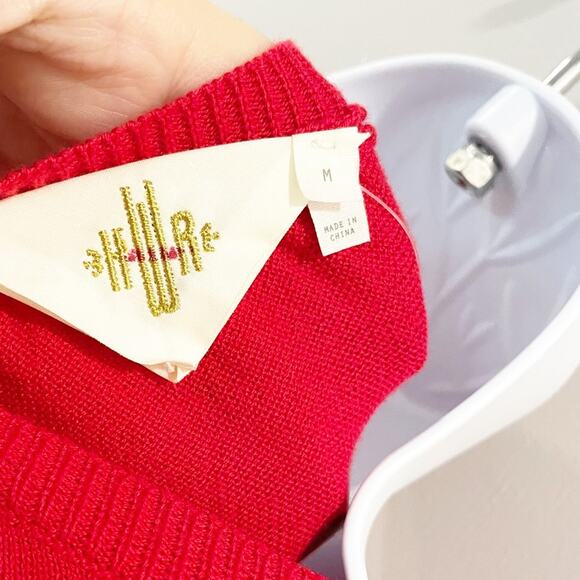 NWT Anthropologie HWR Watercolor Floral Cardigan Size Medium - Picture 8 of 11